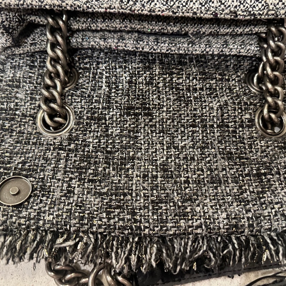Kurt Geiger Tweed Chain Bag – Designer Deal - Picture 7 of 9